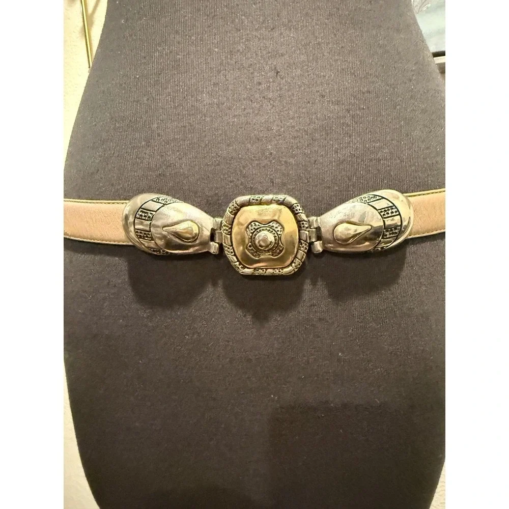 Vintage‎ Statement Belt Bundle 4pc Snakeskin Leather Braided Rope Western Boho